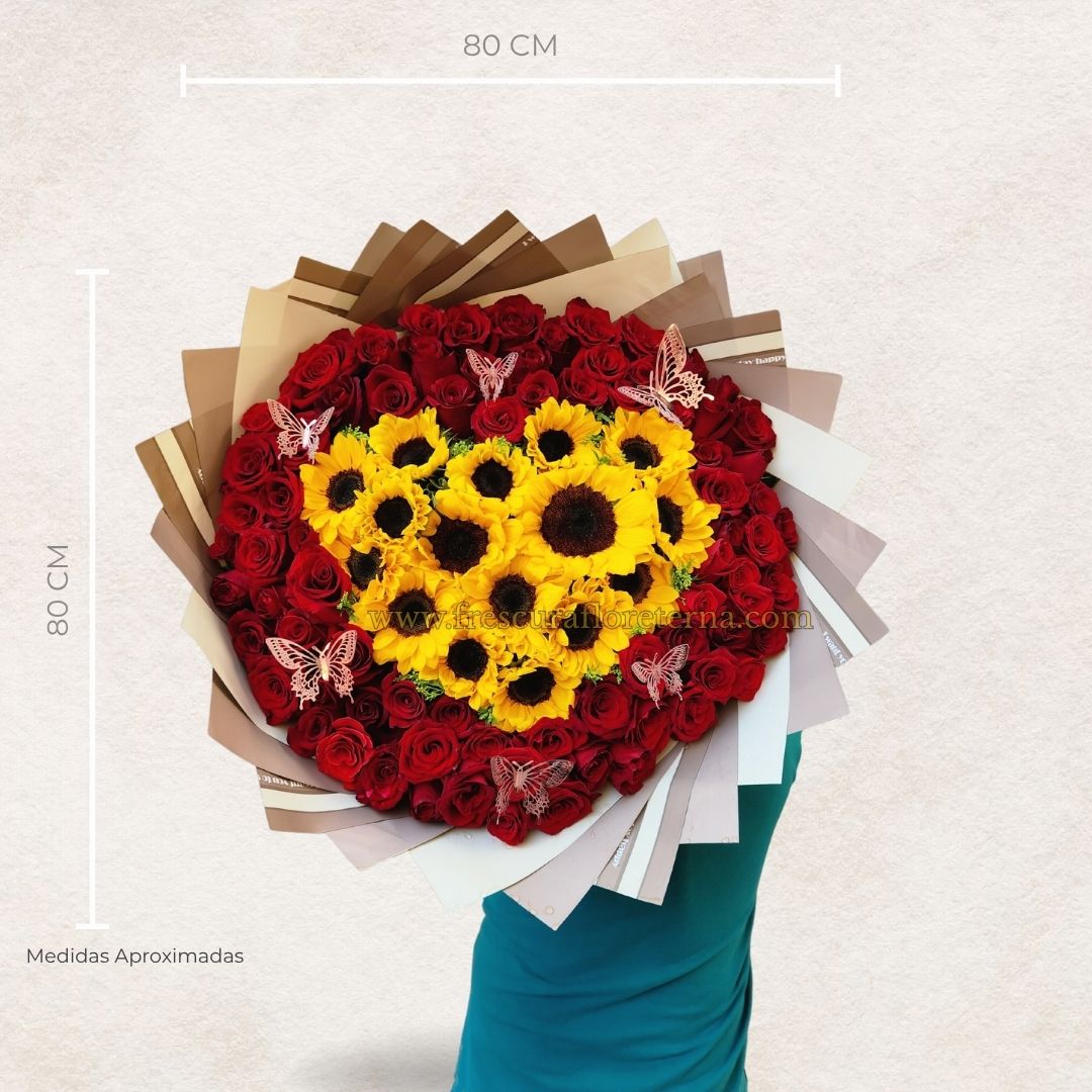 Aura Floral – Rosas & Girasoles