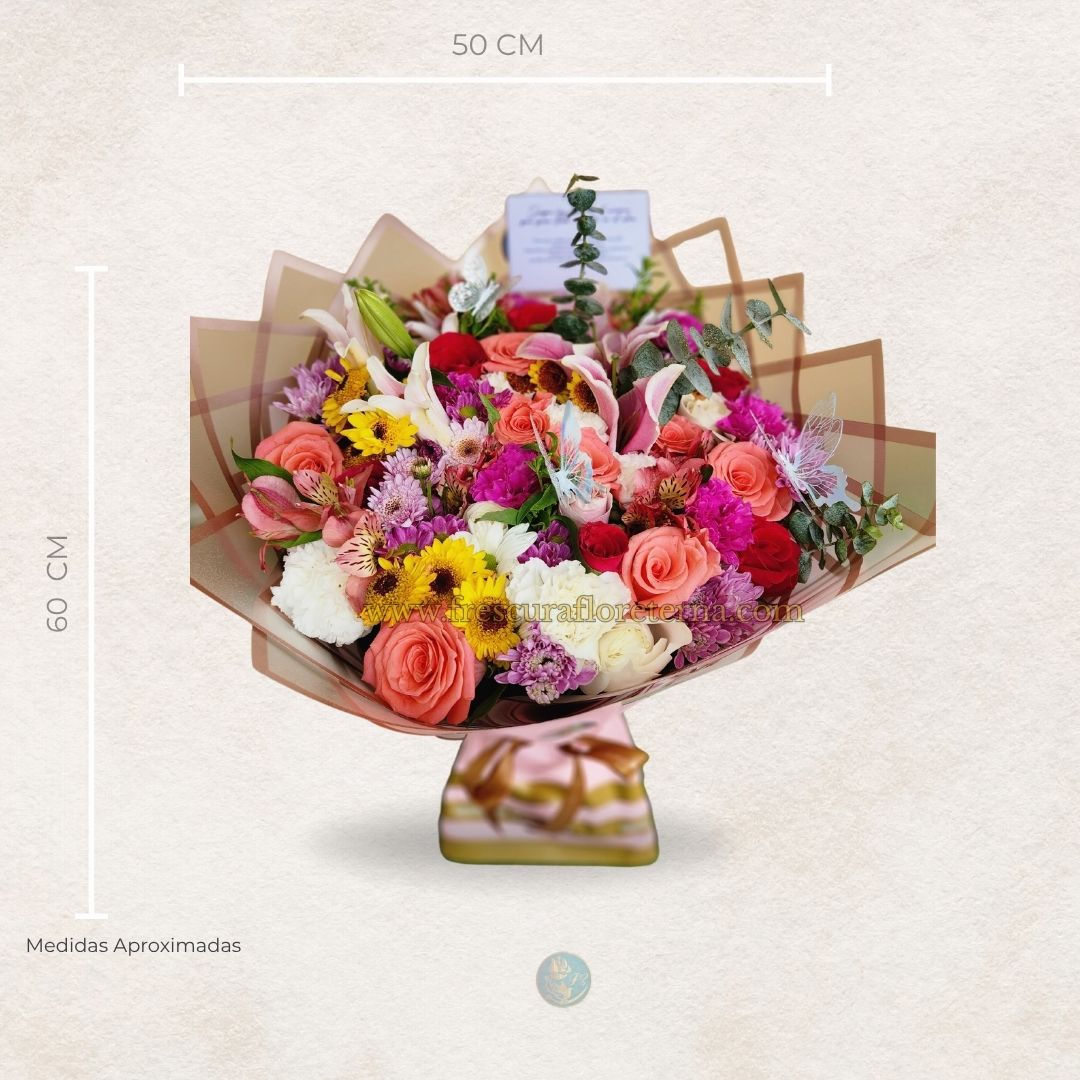 Bouquet Floral Variado – Armonía de Colores y Frescura