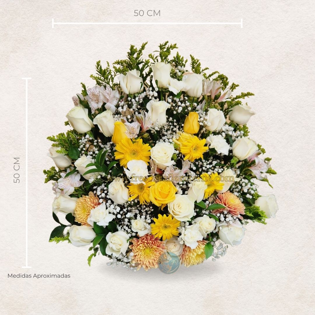 Ramo Funerario Blanco