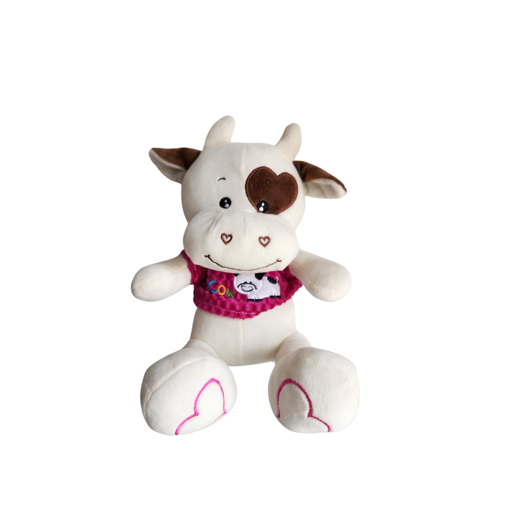 Cute Stuffed Cow 25 cm