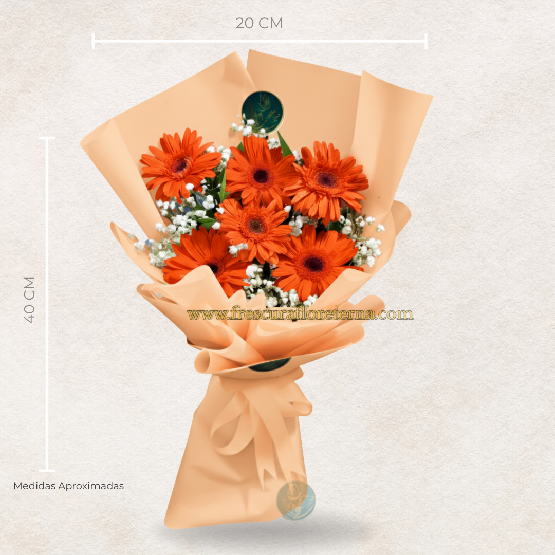Ramo Vitalia Floral – Gerberas & Flores Mixtas (6g)