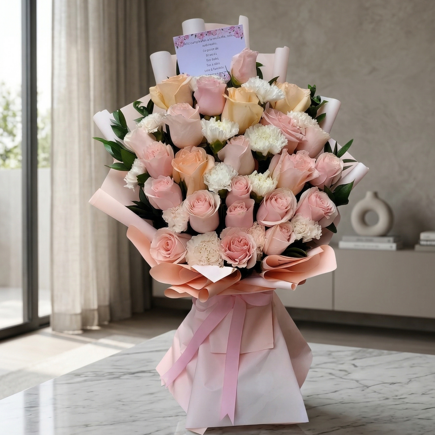 Luxury Bouquet Flowers (25 Flores )