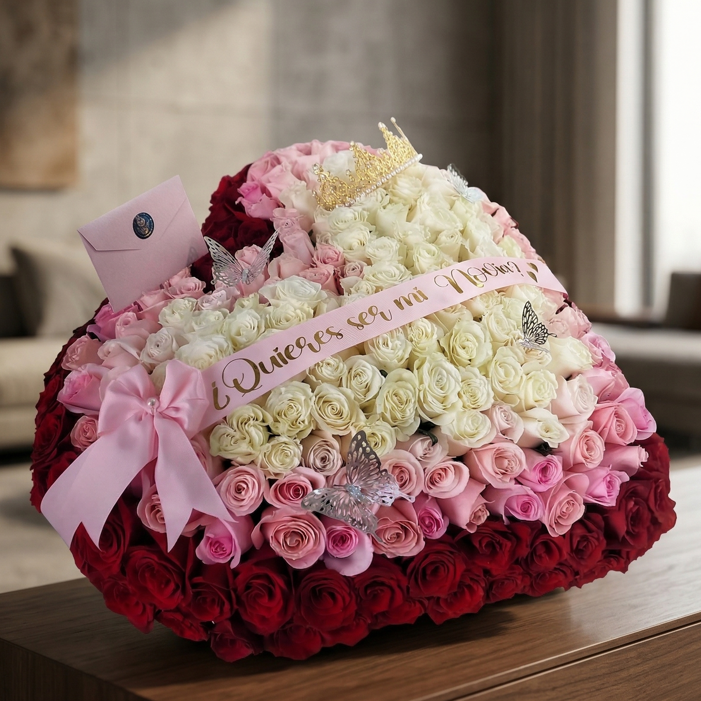 Corazón de Rosas (270 Rosas )