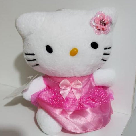 Peluche Hello Kitty 16 cm – Encanto en Blanco y Rosado 🎀🐱