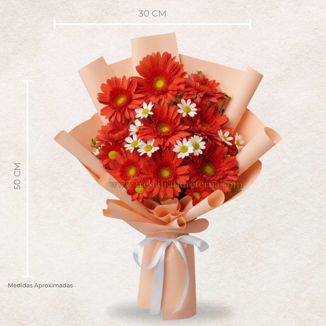 Ramo Vitalia Floral – Gerberas & Flores Mixtas (12)