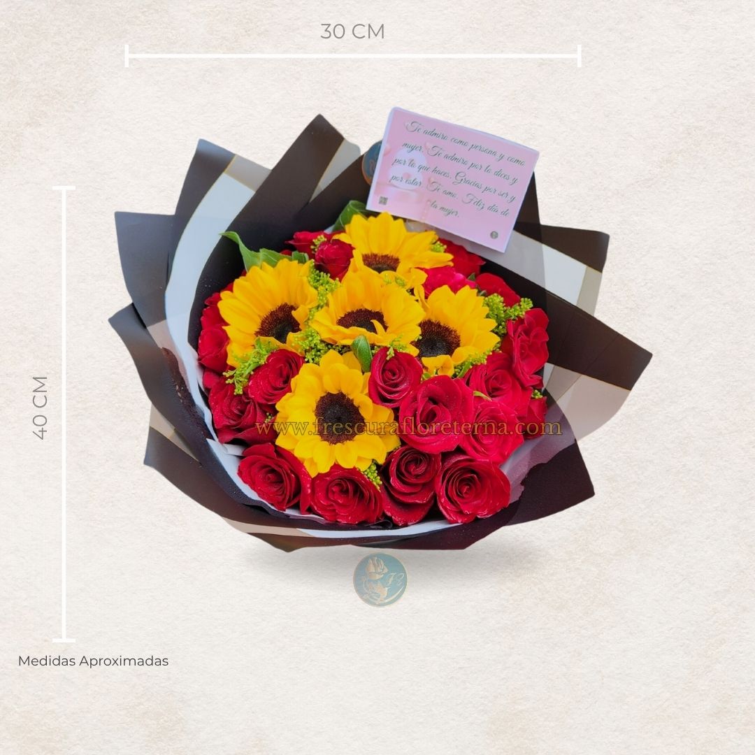 Aura Floral – Rosas & Girasoles