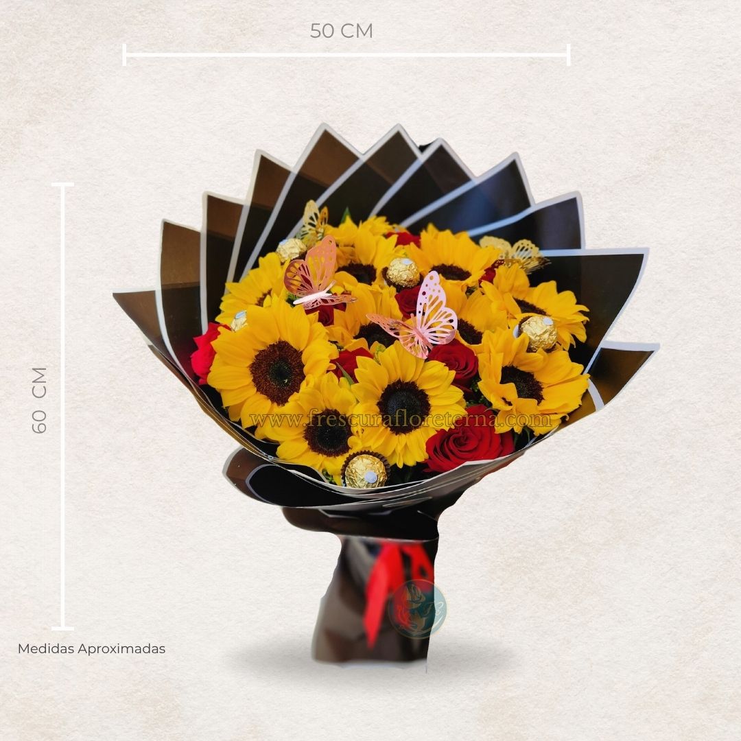 Aura Floral – Rosas & Girasoles