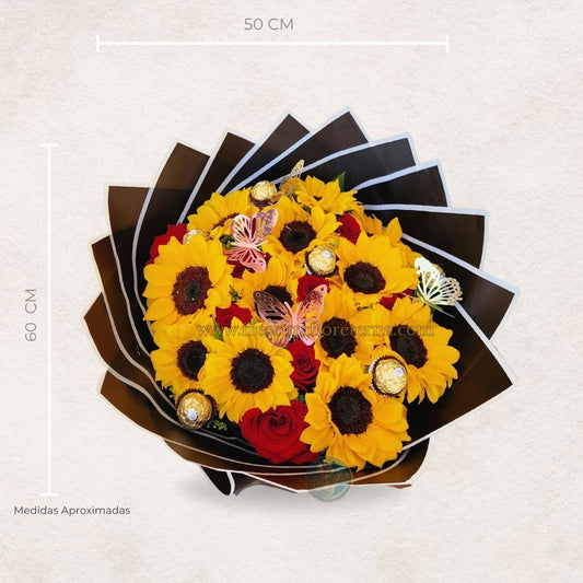 Aura Floral – Rosas & Girasoles
