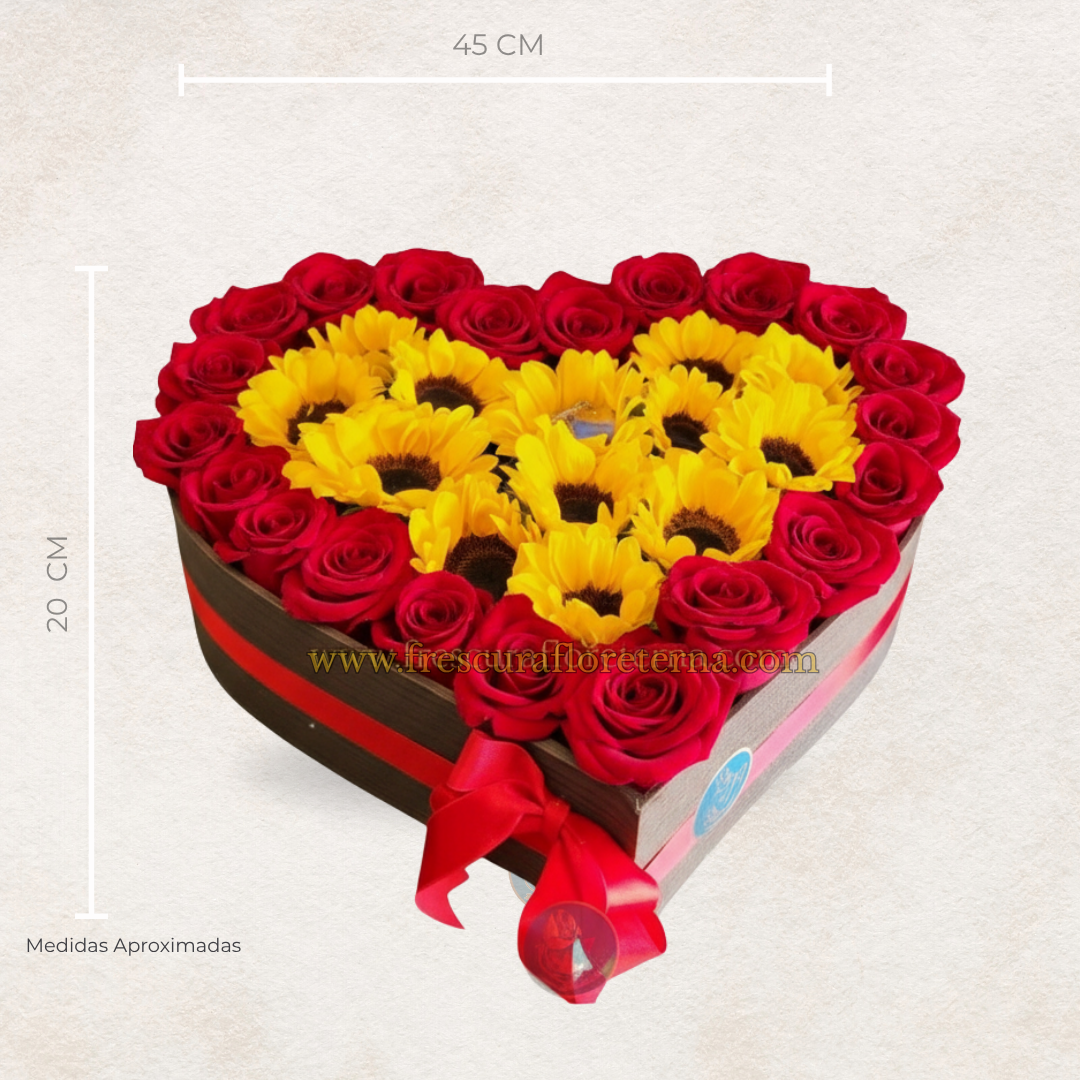 Essential heart bouquet