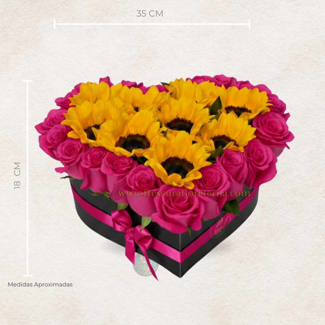 Essential heart bouquet