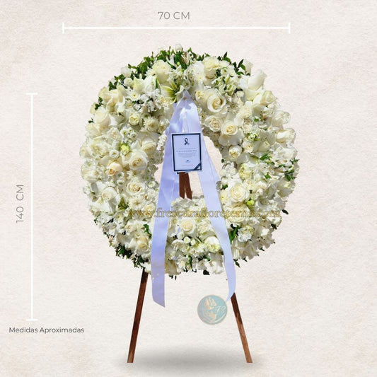Corona Floral de Respeto