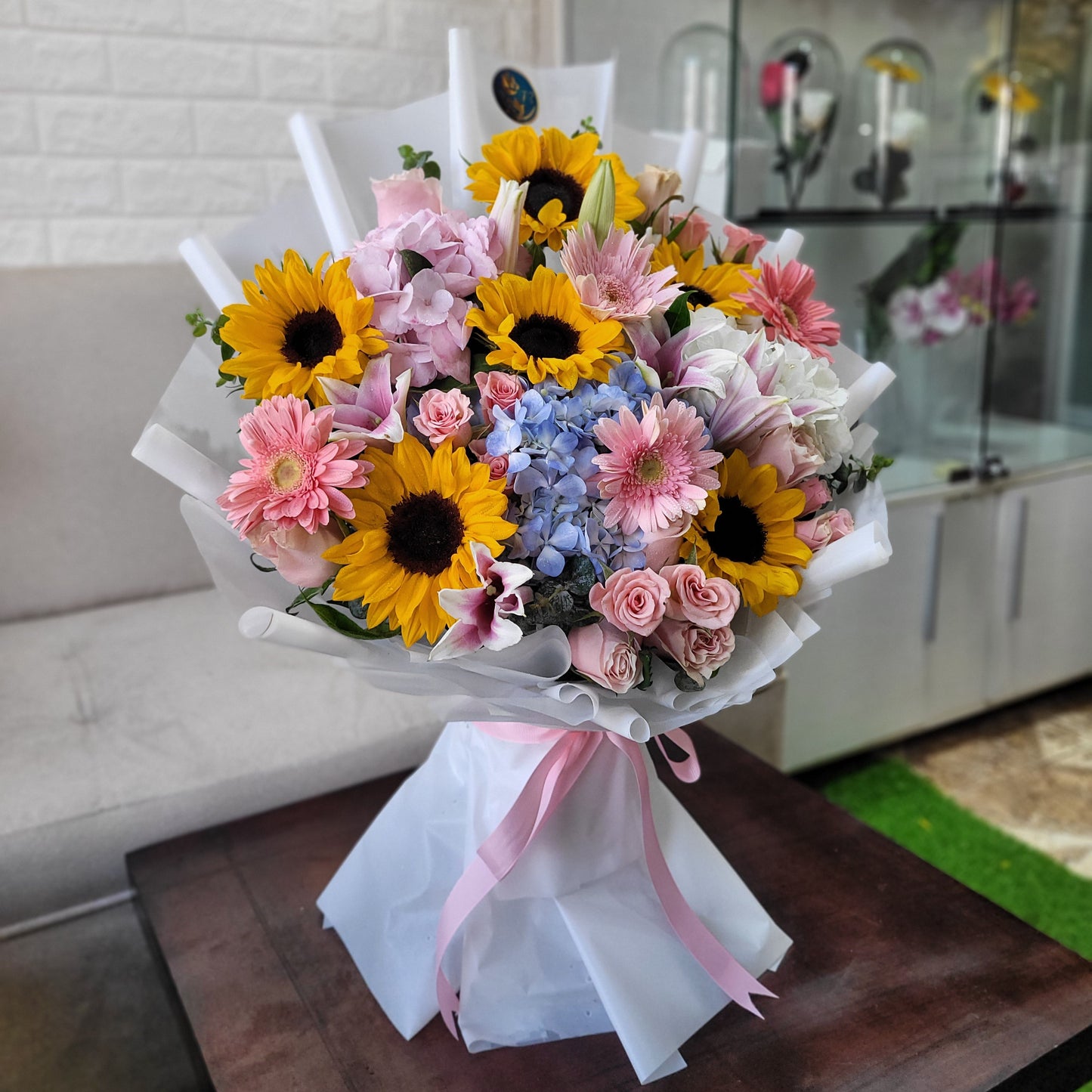 Ramo Coreano Premium Flores Variadas