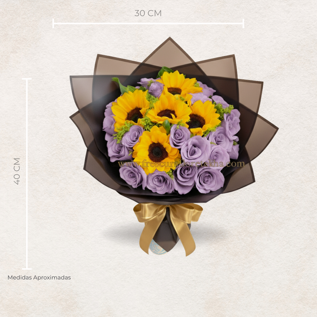 Aura Floral – Rosas & Girasoles (Pequeño)