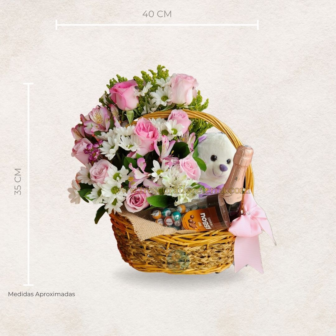 Canasta Floral Premium