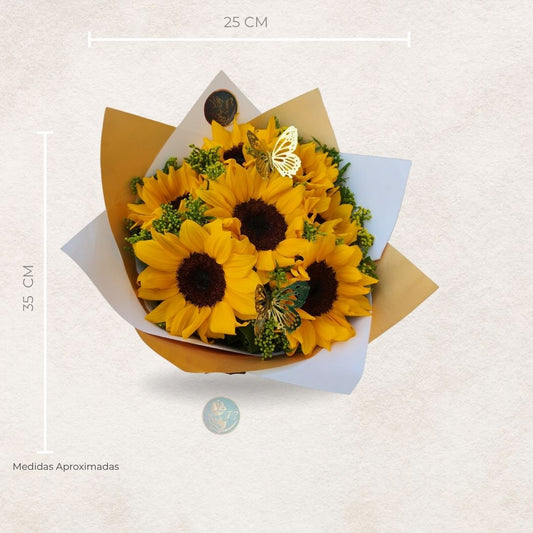 Ramo de Girasoles Brillantes