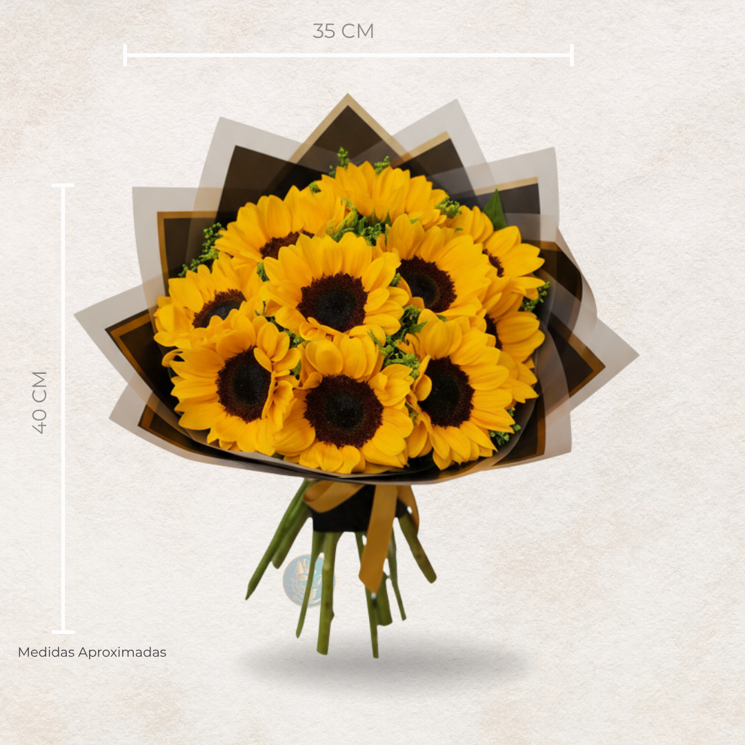 Ramo de Girasoles Brillantes
