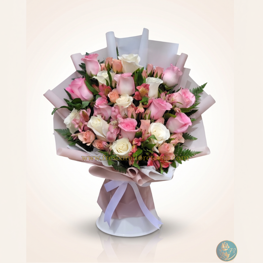 Luxury Bouquet Flowers (25 Flores )