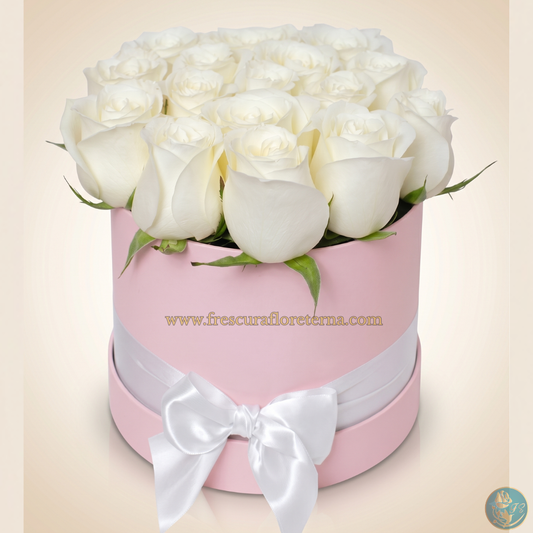 Cilindro Floral 18 Rosas Elegante
