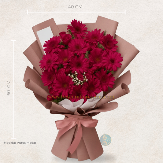 Ramo Vitalia Floral – Gerberas & Flores Mixtas (18 G.)