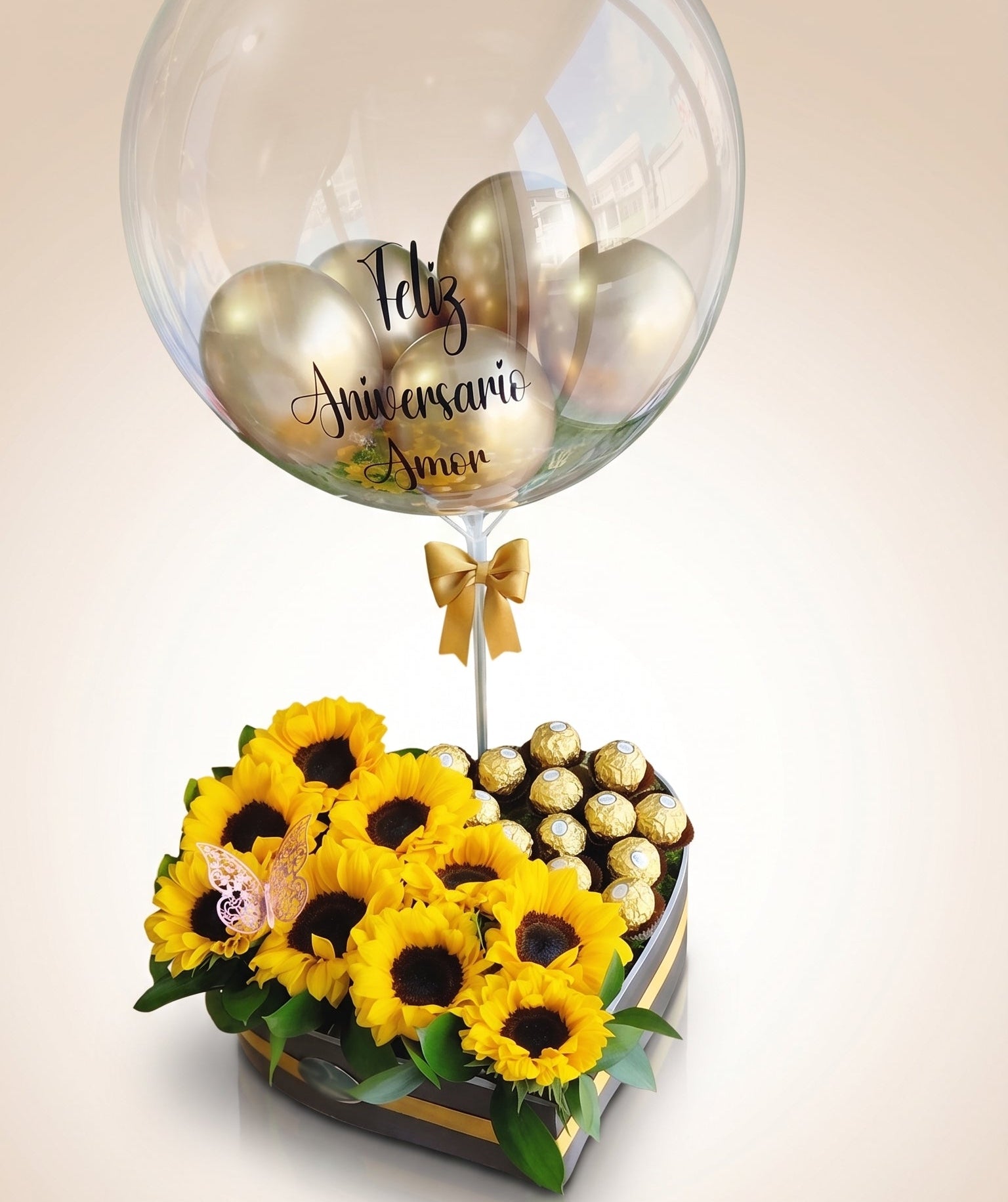 Corazon Girasoles 