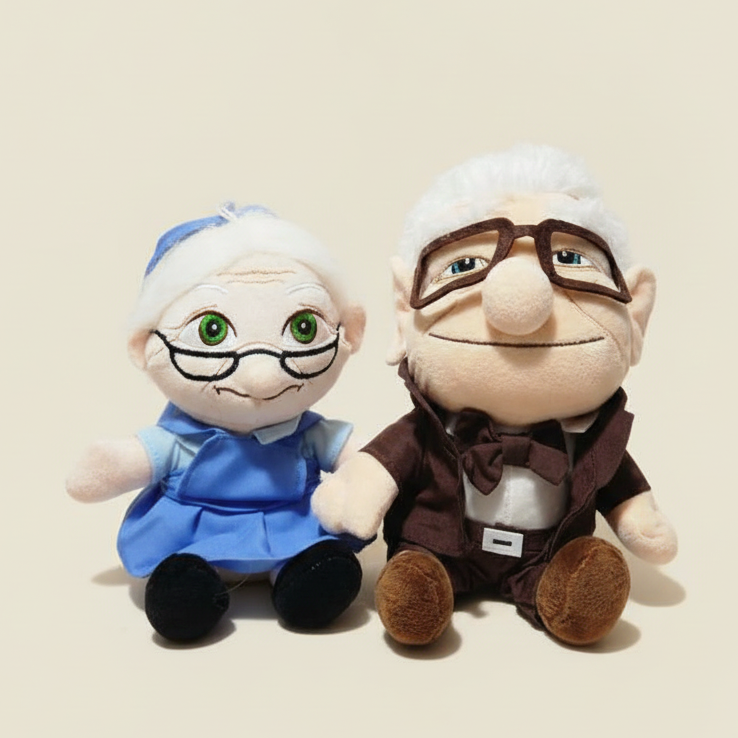 Pareja de  Viejitos de Up 22 cm – Aventura y Ternura 🏡🎈