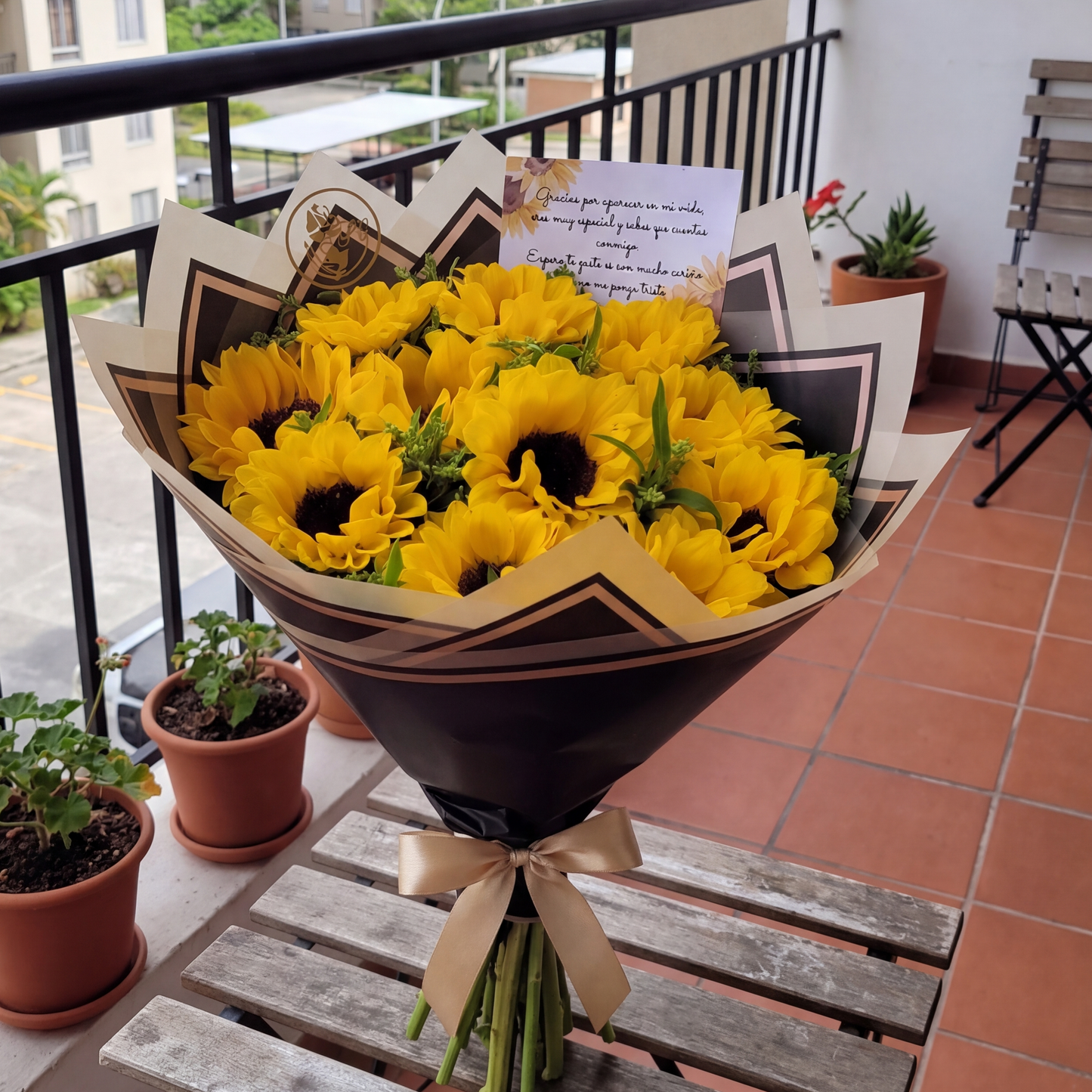 Ramo de Girasoles Brillantes (10 G.)