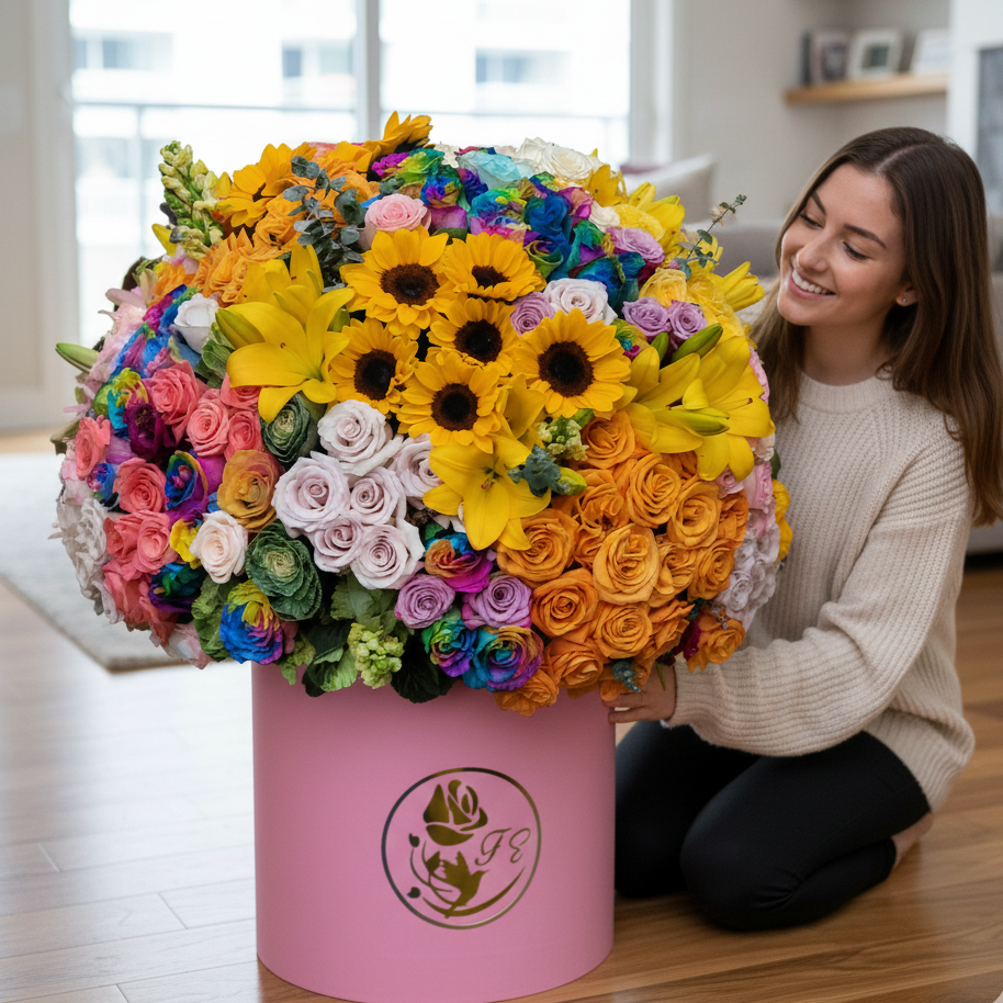 Giant Floral Box