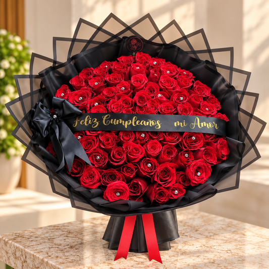 Buchón Doble Esencia (100 Rosas )