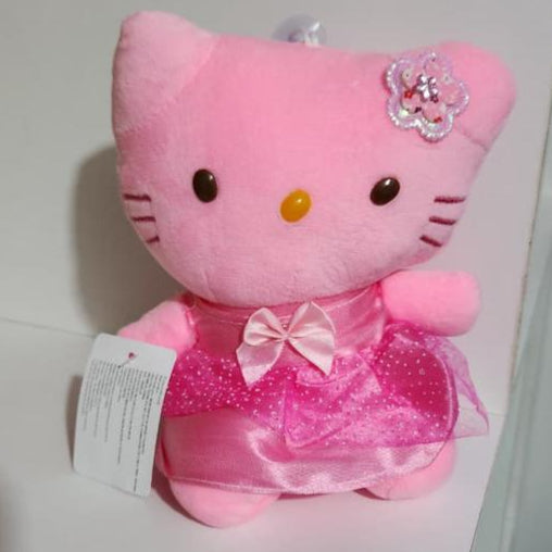Peluche Hello Kitty 16 cm – Encanto en Blanco y Rosado 🎀🐱