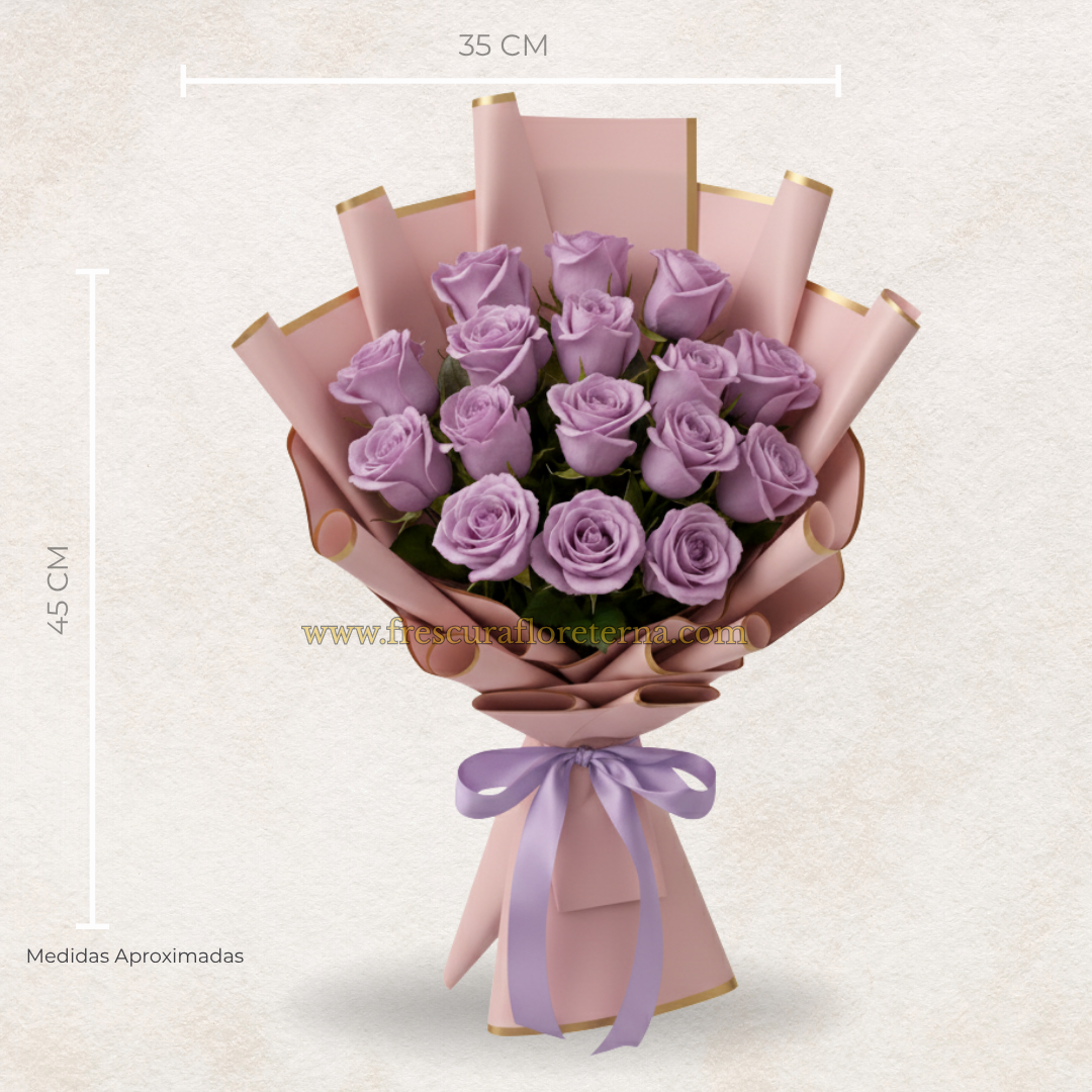 luxury 16 rosas lilas