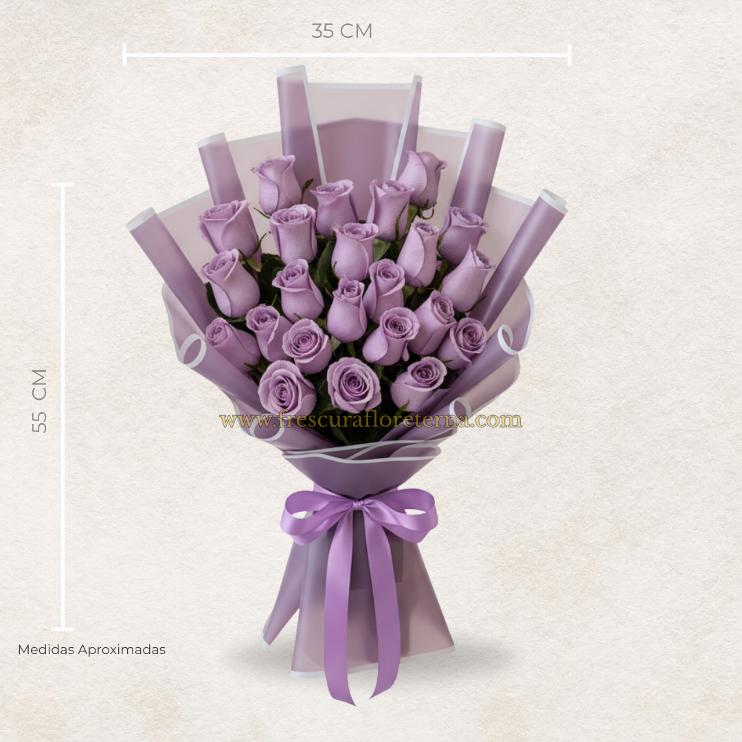 luxury 22 rosas lilas
