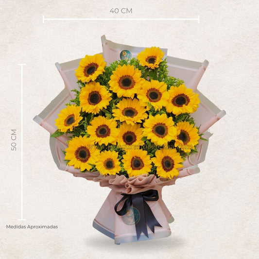 luxury de 15 girasoles