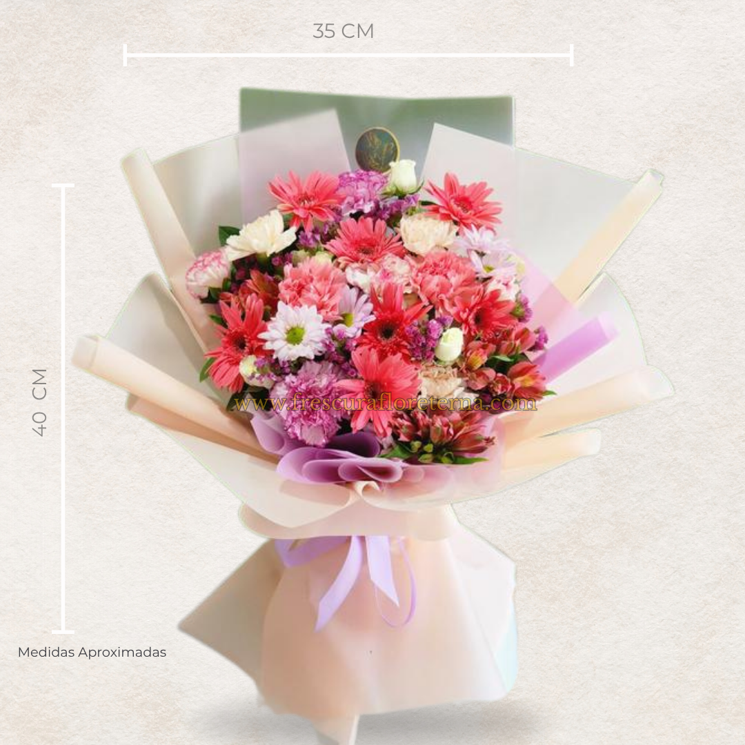 luxury de flores variadas gerveras