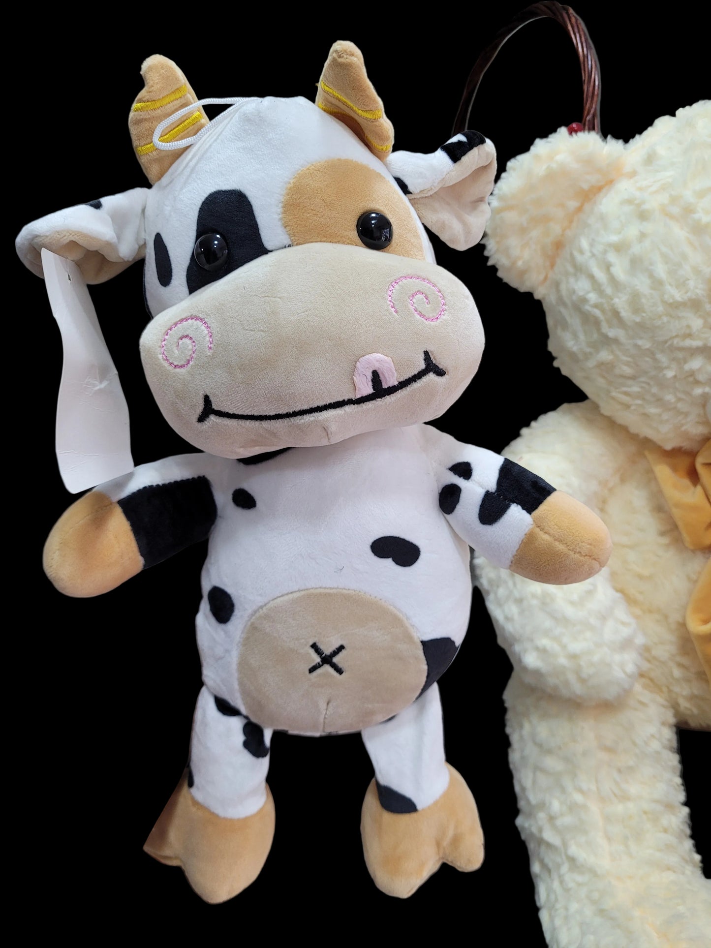 Cute Stuffed Cow 25 cm